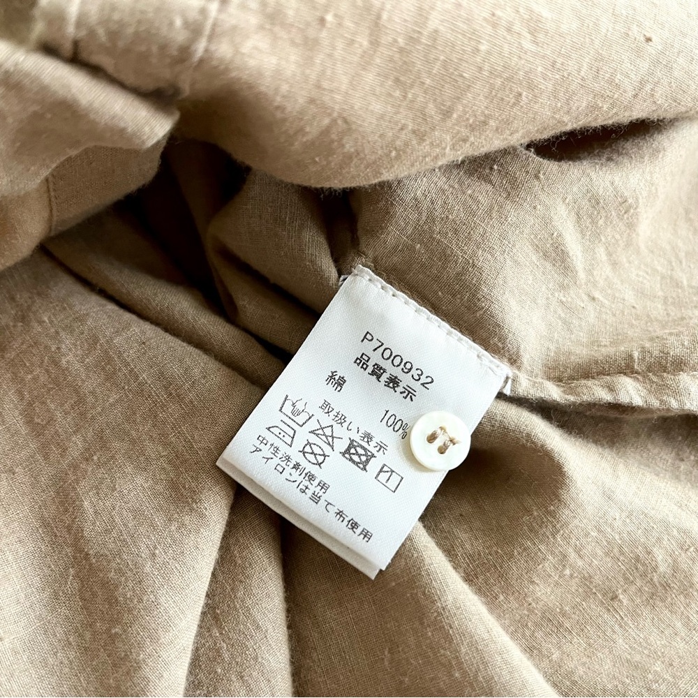 Ichi antiquites hand dyed cotton khadi pintuck shirt - Picture 9 of 12
